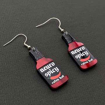 Neuro Spicy Hot Sauce Earrings