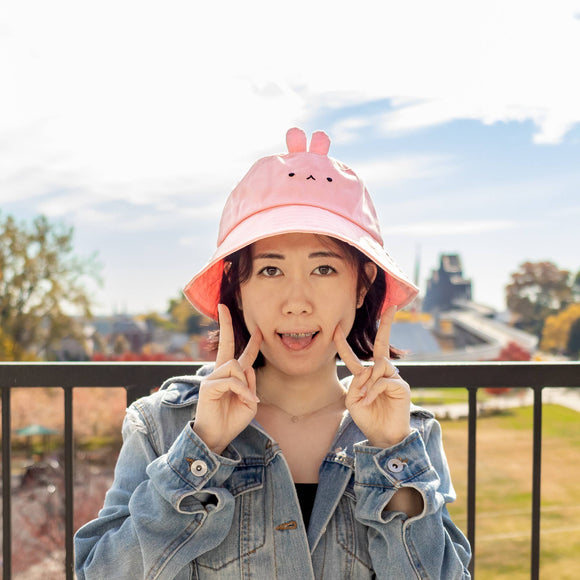Pink Bunny Bucket Hat