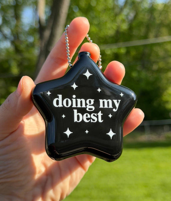 Doing My Best Rubber Star Coin Purse
