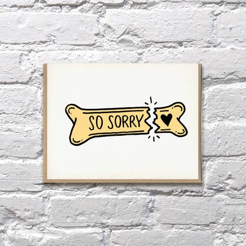 Broken Bone Pet Sympathy Card