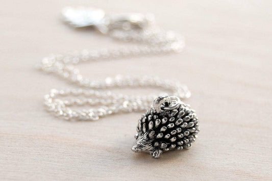 Teeny Tiny Hedgehog Necklace