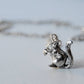 Silver Squirrel Necklace