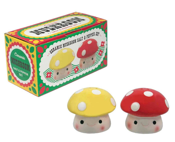 Cute Mushroom Salt + Pepper Shakers
