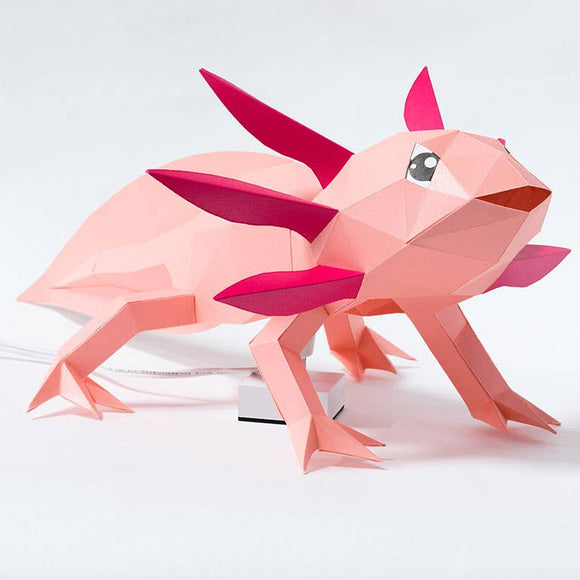 Axolotl PaperCraft Art Kit