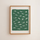 "Ways To Lay In The Grass" Art Print-1