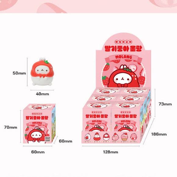 Molang Strawberry Party Blind Box Figure