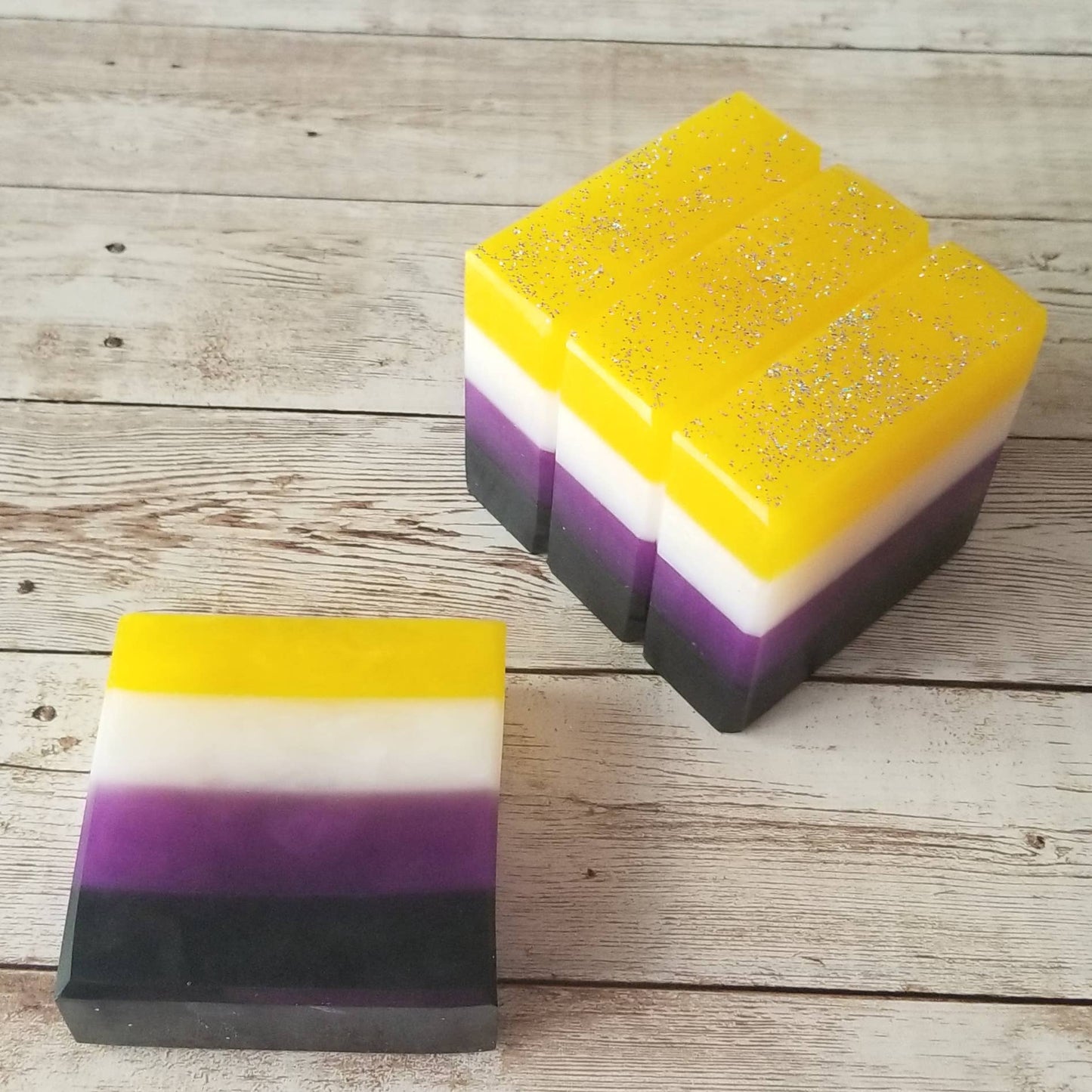 Nonbinary Pride Artisan Soap