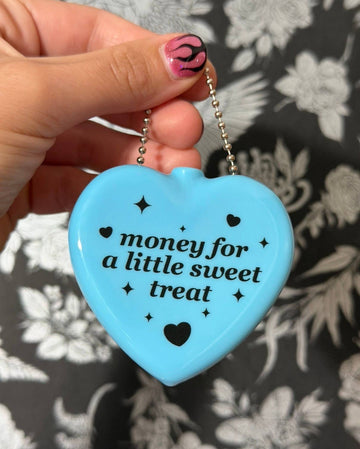 Little Sweet Treat Rubber Heart Coin Purse