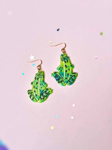Frog Statement Earrings