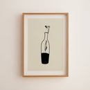 "Wine Dive" Minimal Modern Art Print-1