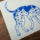 Bluetick Hearts Silkscreen Print-3