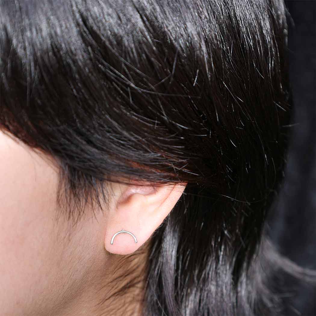 Arch Post Earrings - 0