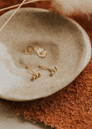 Hello Adorn: Triple Dot Studs Earrings-4