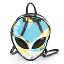 Iridescent Alien Head Backpack-1