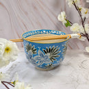 Flowers Bowl w/ Chopsticks-4