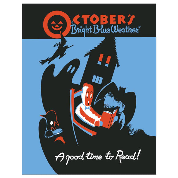 October A Good Time to Read Magnet