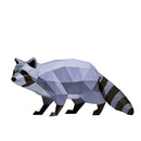 Raccoon 3D PaperCraft Art Kit-12