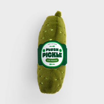 Plush Pickle Zip Pouch - 0