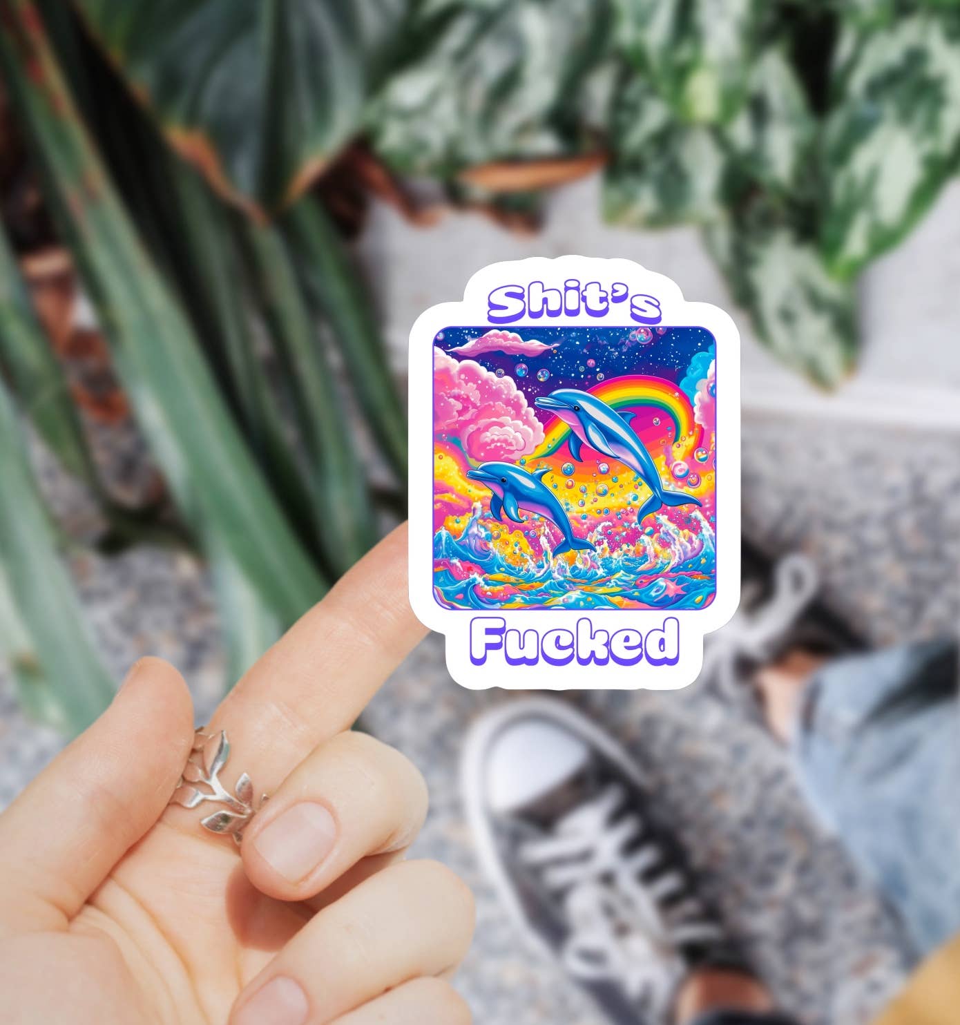 Shit’s Fucked 90s Sticker