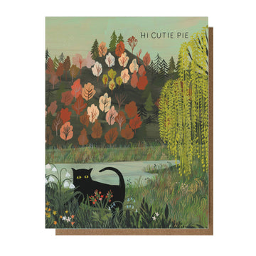 Hi Cutie Pie Cat Card