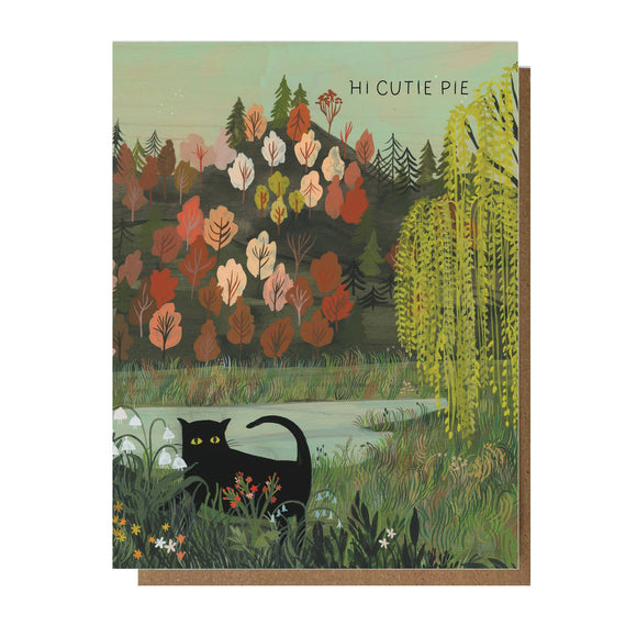 Hi Cutie Pie Cat Card