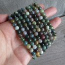 Gemstone Round Bead Bracelets-41