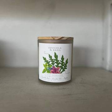 Arugula & Basil Zoet Bathlatier Candle