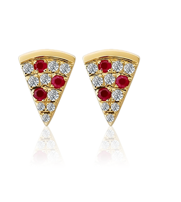 Slice Stud Earrings