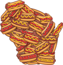 Wisconsin Brats Sticker-4