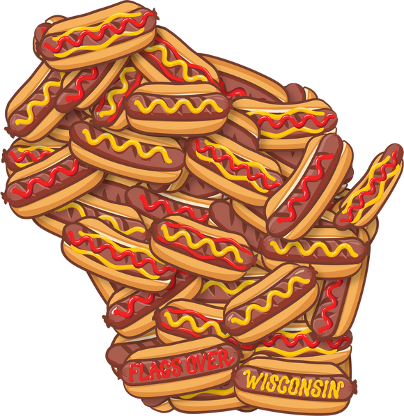 Wisconsin Brats Sticker