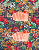 Resting Cat / Taking a Peek Print-2