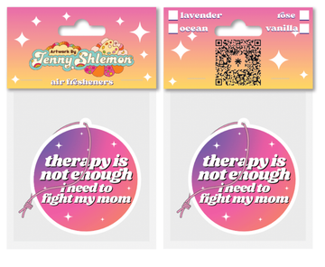 I Need To Fight My Mom Circle Car Air Freshener
