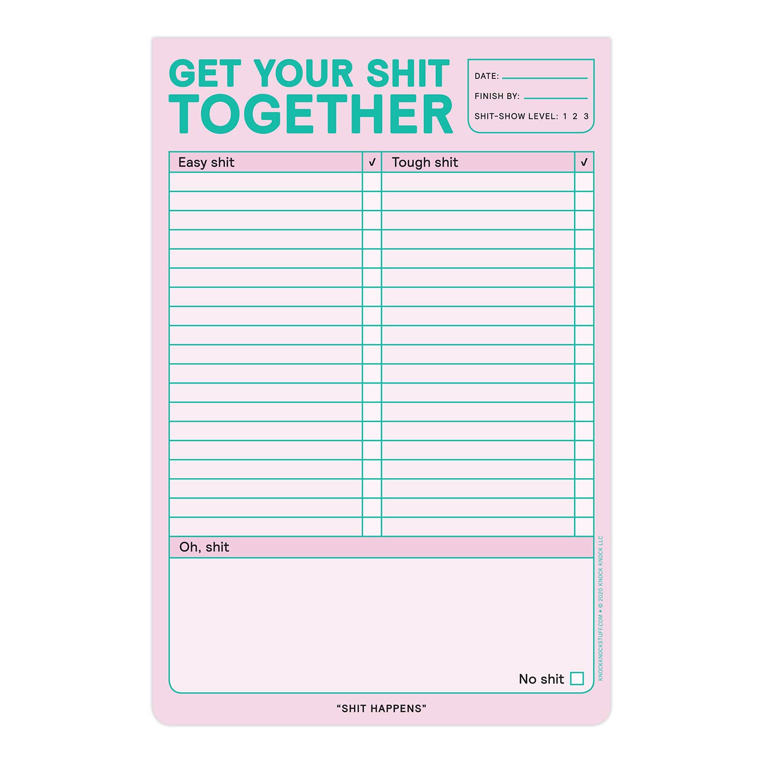 Get Your Shit Together Pad - 0