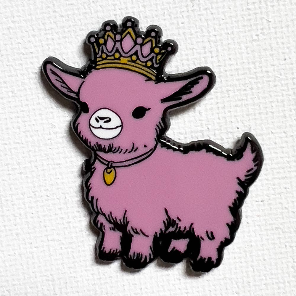 Baby Princess Goat Pin | Agora Makers Market