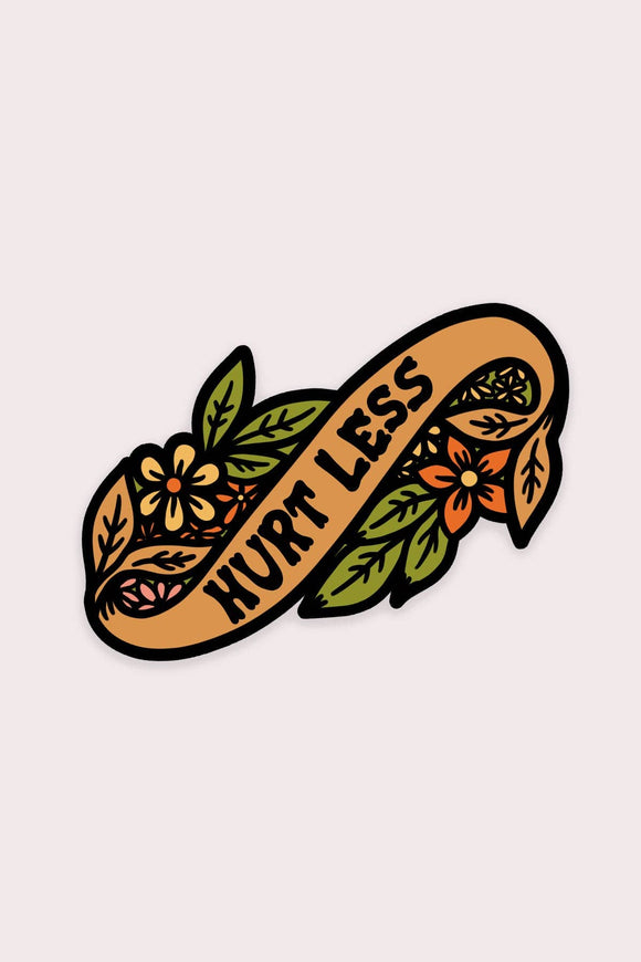 Hurt Less Sticker