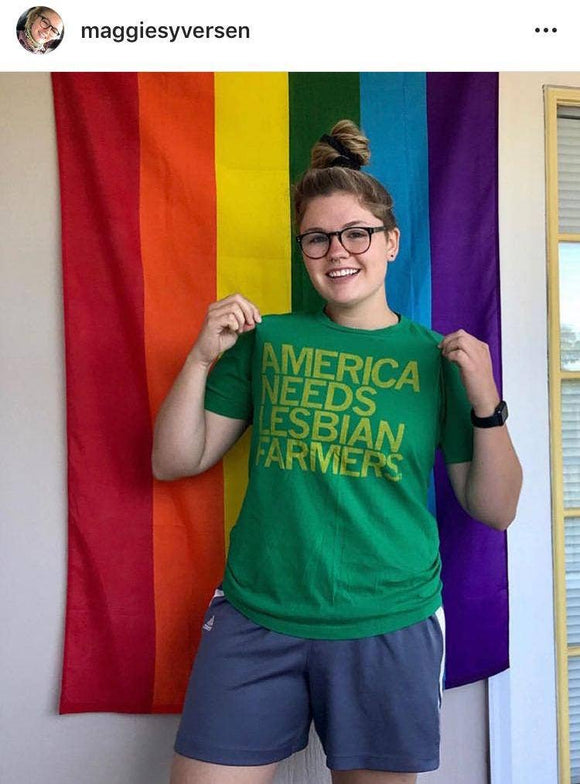 America Needs Lesbian Farmers Tee