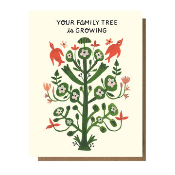 Your Family Tree Is Growing Card