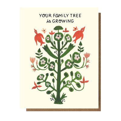 Your Family Tree Is Growing Card