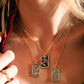 Magician Tarot Card 18K Plated Necklace