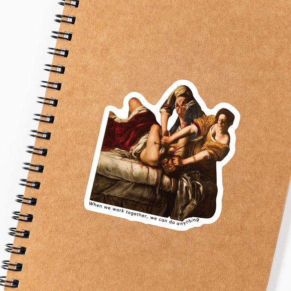Judith Slaying Holofernes Sticker