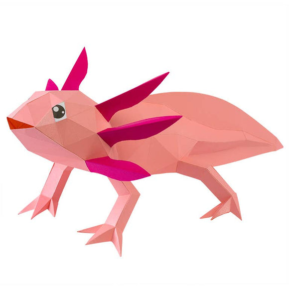 Axolotl PaperCraft Art Kit