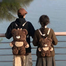 Cute Plush Teddy Bear Backpack-1
