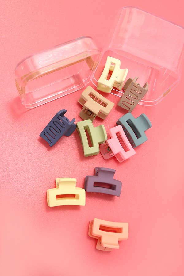 Mini Hair Clips - Pack of 10