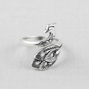 Peacock Adjustable Ring-2