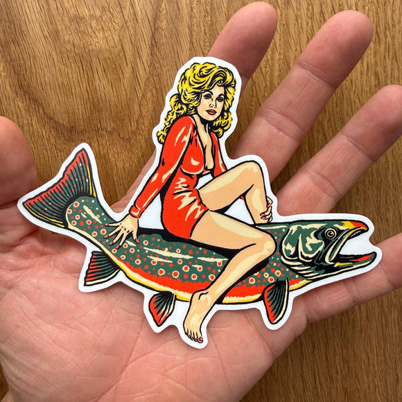 Dolly Varden Country Music Sticker