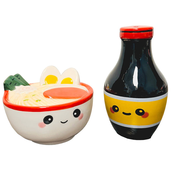 Ramen Noodle Salt + Pepper Shakers