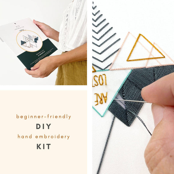 Wanderlust Embroidery Kit