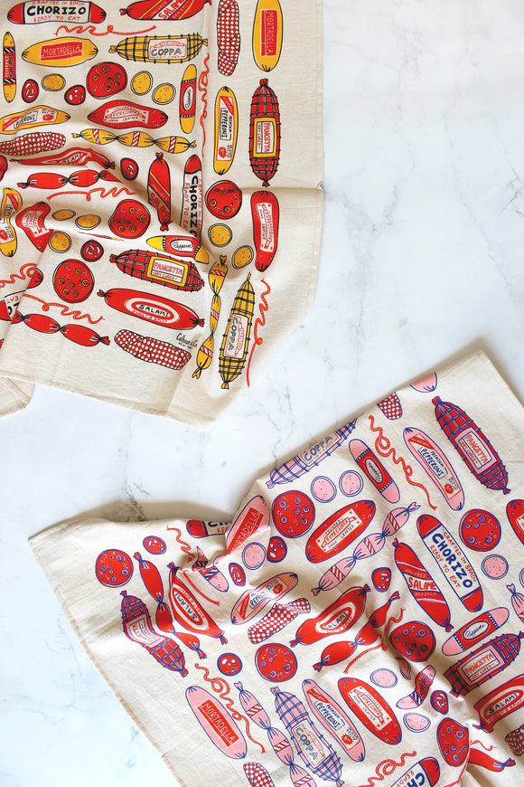 Meat Shop Tea Towel 