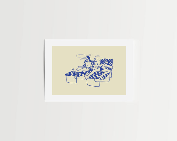 "Swim Club" Art Print