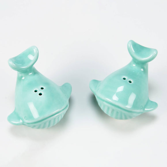 Whales Salt + Pepper Shaker Set